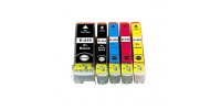 Complete set of 5 Epson T410XL High Capacity Compatible Inkjet Cartridges